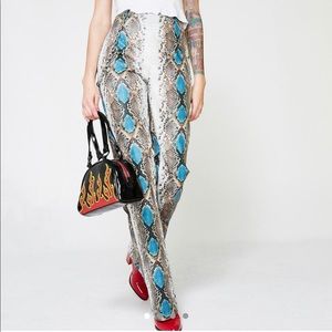 I.AM.GIA snakeskin pants